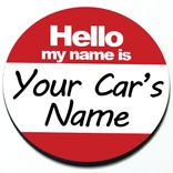 Hello My Name Is - Grill Badge For Mini Cooper, Fiat, Jeep 1 small