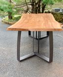 Prairie Live-Edged Dining Table Set - Table And Bench 1 small
