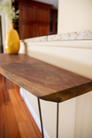 Live Edge Console Table, Black Walnut Entryway Table, Hallway Table, Foyer Table, Thin Console Table 2 small