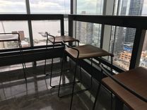 Industrial Steel Penthouse Corner Bar With Avonite 4 small