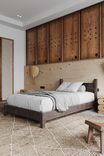 Modern Walnut Bed Frame 4 small