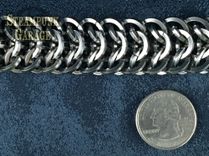 Wallet Chain - Extreme Heavy Duty - Square Wire Stainless Steel 3 small