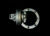 Crystallized Bike Motorcycle Fuel Gas Tank Cover Locking Bling European Crystals Bedazzled 3 small
