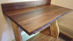 Walnut And Maple Wall Desk 9 small