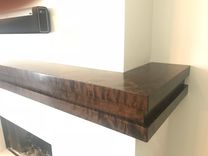 Custom Flame Birch Mantel 3 small