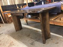 Live Edge Maple Hardwood Desk, Ready To Go 2 small