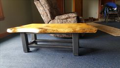 Coffee Table / Bench Live Edge 2 small