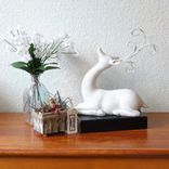 Rustic Deer Majestic White Stag White Buck Nordic Style Deer Decor 2 small