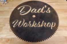 Shop Sign From Real Saw Blades 4 small