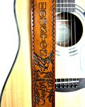 Custom Mountain Leather Guitar Strap 5 small