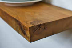 Reclaimed Oak Shelf, Reclaimed Oak Floating Shelf,  Reclaimed Oak Wall Shelves, Barn Wood Oak Shelf 2 small