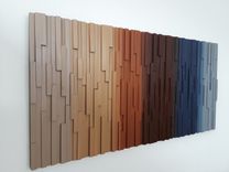 Wooden Wall Decor In Earth Tone Colors 5 small