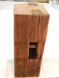 Reclaimed Beam Side Table 1 small
