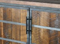 Rustic Modern Credenza, Reclaimed Wood Sideboard, Farm House Style Buffet 5 small