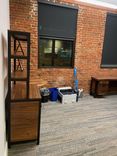 Walnut And Steel Bookcase 2 small