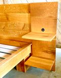 Modern Platform Bed With Shelves 4 small