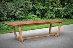 Modern Elm And Walnut Dining Table 1 small