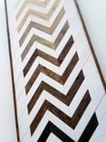 Chevron Wood Art, Wood Wall Sculputure, Wall Art Wood, Zig Zag Art 2 small