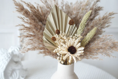 Pampas Grass Bouquet,Vase Filler,Dried Flowers 5 small