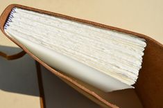 Distressed Leather Bound Journal Handmade Brown Notebook Diary Copper Turquoise Chevron 2 small