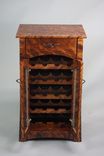 Custom Flame Birch Wine Cabinet 3 small