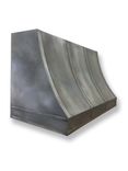 #113 Antique Style Zinc Range Hood With Custom Squares 1 small