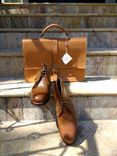 Handcrafted Tuscan Leather Briefcase 6 small