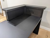 Shou Sugi Ban And Concrete Reception Desk 3 small
