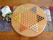 Chinese Checkers Game Board With Marbles 2 small