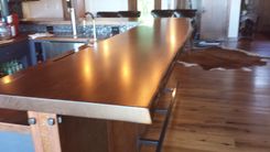 Commercial Live Edge Bar Tops Walnut Cherry Maple Oak Slabs 5 small