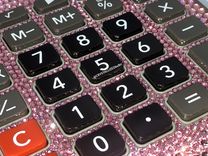 Desktop Calculator Crystallized Office Desk Accessories Bling European Crystals Bedazzled 2 small