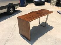 Walnut Waterfall Dining Table 1 small