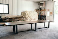 Solid Wood Conference Table 2 small