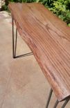 Live Edge Oak Sofa & Console Table 5 small