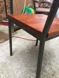 Modern Steel & Grain Dining Chair 5 small