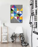 Mod Cubism 24x16  - Wood Wall Art, Metal Wall Art, Modern Wall Art, Wall Decor, Geometric Art 3 small