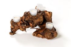 Grapevine 5 Candle Holder - Midway - Made From Retired California Grapevines 5 small