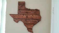 State Map Wall Art With Clock 3 small