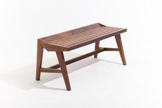 Slatted Bench - Mid Century Modern Inspired 2 small