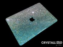 11" Mac Crystallized Laptop Case Macbook Air Apple Tech Bling European Crystals Bedazzled Ombre 1 small