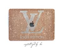 12" Mac Crystallized Laptop Case Macbook Apple Tech Bling Genuine European Crystals Bedazzled 2 small