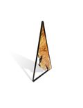 Billy - Maple Wood Clock - Natural - Live Edge - Minimalistic - Triangle 3 small