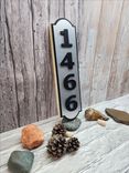 Routed House Number Address Sign 2 small