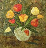 Colorful Tulips Wall Art 1 small