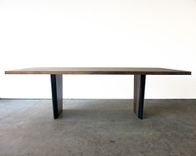 Banks Walnut + Steel Dining Table 1 small