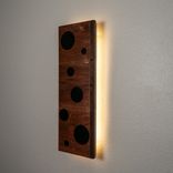Walnut Wall Art - Sconce Darkside Of The Moon 2 small