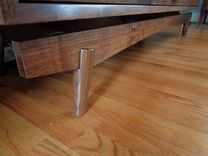 Solid Walnut Tv Credenza 4 small