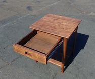 Roger's Mid-Century-Modern Nightstand In Walnut 3 small