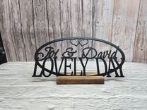 Family Name Sign With Stand 3 small