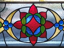 Stained Glass Transom Window - Heart Song 1 small